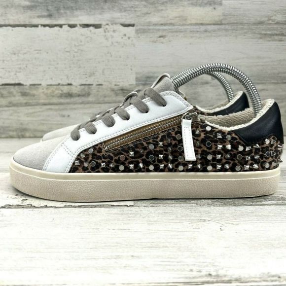 Steve Madden Parka-M Low Top Studded Side Zip Sneaker NWOT - Picture 7 of 8